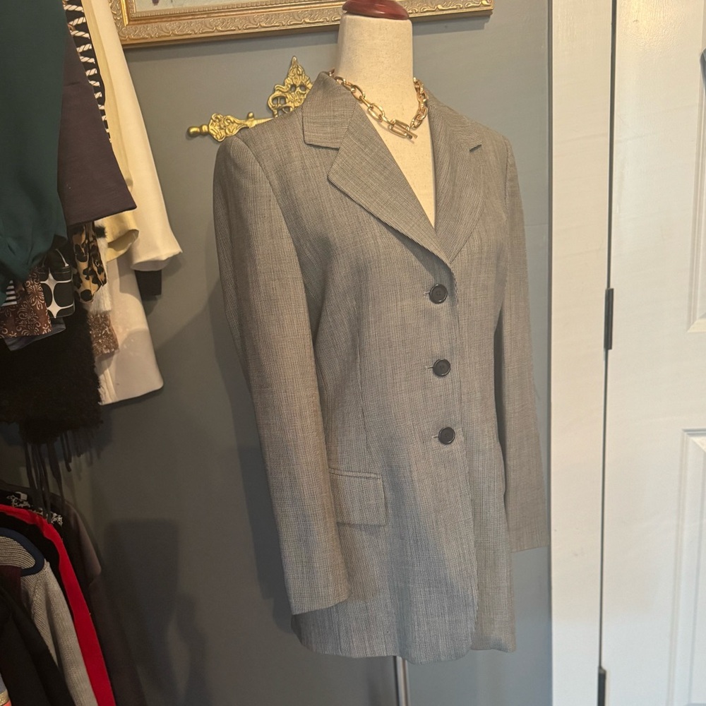Escada Margaretha Ley Wool Single Breasted Blazer - Picture 4 of 6